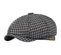 PADGCNOR Gorra de Vendedor de periódicos, Sombrero Octogonal, Boinas Casuales Suaves Vintage, Gorra con Visera Plana, Cuatro Estaciones(Black)