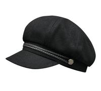 PADGCNOR Sombreros Estilo Vendedor de periódicos de Fieltro for Invierno, Gorro Octogonal de Lana de Gran tamaño, Gorra de Boina Ajustada, Gorras de Vendedor de periódicos(54cm)
