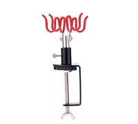 PADGCNOR Soporte para aerógrafo Kit de Soporte Gravedad for aerógrafo, for Pintura en Aerosol, 4 Estaciones Banco Mesa Montaje con Abrazadera(Red)