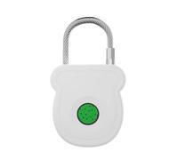 Padlock | ABS, 2.9in X 1.6in X 0.6in | Biometric Lock For Outdoor, Suitcase, Cabinet, Backpack | Keyless Security For Home, Dorm, Office