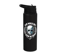 Padre Calvo Divertido Hair Would Only Slow Me Down Stainless Steel Insulated Water Bottle