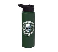 Padre Calvo Divertido Hair Would Only Slow Me Down Stainless Steel Insulated Water Bottle
