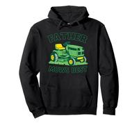 Padre corta el mejor tractor divertido para cortar el césped Día del Padre Sudadera con Capucha