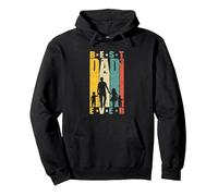 Padre de 3 Regalos de niños Best Dad Cubed Dad to The Third Sudadera con Capucha, Unisex para Adultos, Negro, L
