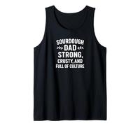 Padre de masa madre fuerte crujiente y lleno de cultura Camiseta sin Mangas