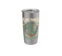 Padre de plantas haciendo mis mejores plantas de interior de Monstera Vaso térmico de acero inoxidable de doble pared