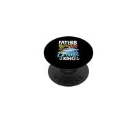 Padre del Cumpleaños Cruise King Birthday Boy Party PopSockets PopGrip Adhesivo