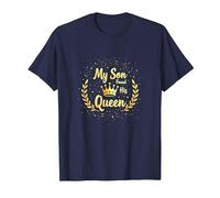 Padre del Novio: Mi Hijo encontró a su Reina Camiseta, Hombre, Azul Marino, L