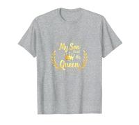 Padre del Novio: Mi Hijo encontró a su Reina Camiseta, Hombre, Gris Jaspeado, L