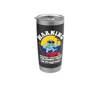 Padre e hija viaje en curso Colombia Matching Vaso térmico de acero inoxidable de doble pared