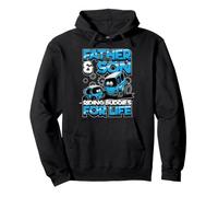 Padre e Hijo a Juego Traje Riding Buddies For Life Sudadera con Capucha