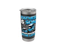 Padre e hijo a juego traje "Riding Buddies For Life" Vaso térmico de acero inoxidable de doble pared