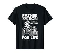 Padre E Hijo Compañeros De Ruta Para La Vida ATV Quad Biker Camiseta