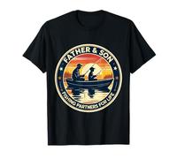 Padre e hijo Socios de pesca para toda la vida Papá pescador pescador Camiseta