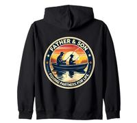 Padre e hijo Socios de pesca para toda la vida Papá pescador pescador Sudadera con Capucha