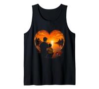 Padre e Hijo Tiempo Desconexión Tecnología Camiseta sin Mangas