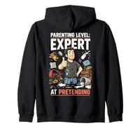 Padre Experto en Aparentar Humor Gracioso Crianza Sudadera con Capucha