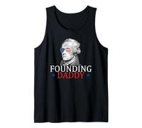 Padre fundador Alexander Hamilton 4 de Julio Camiseta sin Mangas