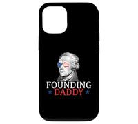 Padre fundador Alexander Hamilton 4 de Julio Carcasa para iPhone 12/12 Pro