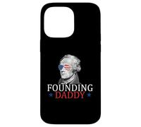 Padre fundador Alexander Hamilton 4 de Julio Carcasa para iPhone 14 Pro MAX