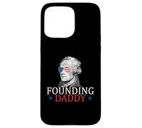 Padre fundador Alexander Hamilton 4 de Julio Carcasa para iPhone 15 Pro MAX