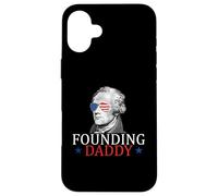 Padre fundador Alexander Hamilton 4 de Julio Carcasa para iPhone 16 Plus