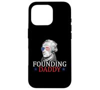Padre fundador Alexander Hamilton 4 de Julio Carcasa para iPhone 16 Pro