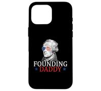 Padre fundador Alexander Hamilton 4 de Julio Carcasa para iPhone 16 Pro MAX