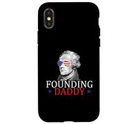 Padre fundador Alexander Hamilton 4 de Julio Carcasa para iPhone X/XS