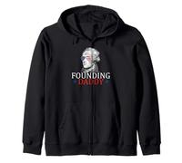 Padre fundador Alexander Hamilton 4 de Julio Sudadera con Capucha
