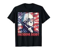 Padre fundador George Washington Funny 4 de julio Camiseta