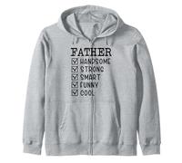 Padre guapo fuerte inteligente divertido fresco día del padre amor Sudadera con Capucha