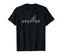 Padre Hija Latido del corazón Papá Hija pequeña Regalo Camiseta