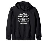 Padre Motero Supéralo Si Puedes, Papa Motero Sudadera con Capucha