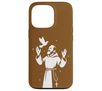 Padre Pío Santo Católico Carcasa para iPhone 13 Pro