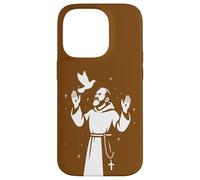 Padre Pío Santo Católico Carcasa para iPhone 14 Pro