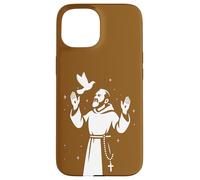 Padre Pío Santo Católico Carcasa para iPhone 15