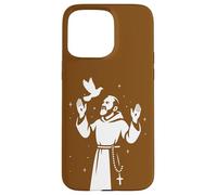 Padre Pío Santo Católico Carcasa para iPhone 15 Pro Max