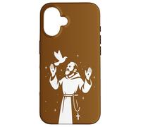 Padre Pío Santo Católico Carcasa para iPhone 16