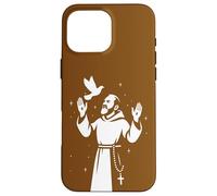 Padre Pío Santo Católico Carcasa para iPhone 16 Pro Max