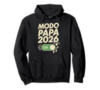 Padre Primerizo 2026 Futuro Papá Novato Sudadera con Capucha