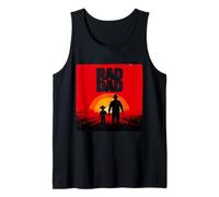 Padre Radical Padre e Hijo Granjero Cowboys Western Sunset Camiseta sin Mangas