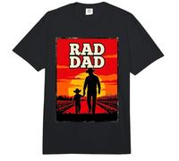 Padre Radical Padre e Hijo Granjero Cowboys Western Sunset Comfort Colors Adult Heavyweight T-Shirt