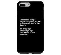 Padre Responsable, Cita Divertida para Padres Carcasa para iPhone 7 Plus/8 Plus
