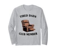 Padres cansados Miembro del Club Sillón Padre Funny Men Manga Larga