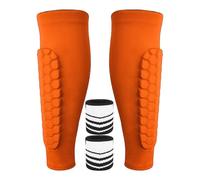 Padres de espinilla para niños, Guardias de Shin de fútbol - Guardias de compresión de terneros de béisbol elástico - Secado rápido al Aire Libre Sports Shin Guards para Tenis y Boxeo