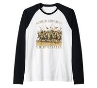 Padres de la estepa Imperio Mongol Genghis Khan Horda de Camiseta Manga Raglan