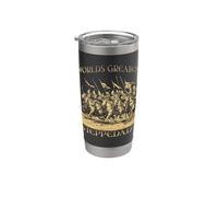 Padres de la estepa Imperio mongol Genghis Khan Horda de Vaso térmico de acero inoxidable de doble pared