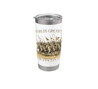 Padres de la estepa Imperio mongol Genghis Khan Horda de Vaso térmico de acero inoxidable de doble pared