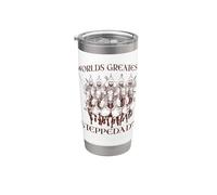Padres de la estepa Imperio mongol Genghis Khan Horda de Vaso térmico de acero inoxidable de doble pared